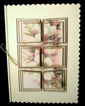 Christmas Roses 3D Card Panels by Dianne Jackson