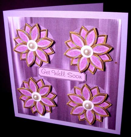 Painted Round Quad Corners Tea Scrapbooking Paper Kit by Dianne Jackson