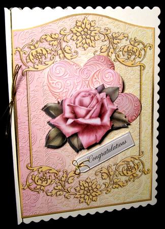 Summer Roses Curved Topper by Dianne Jackson