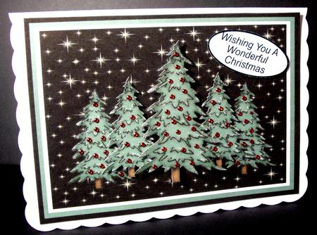 Three Xmas Trees by Dianne Jackson