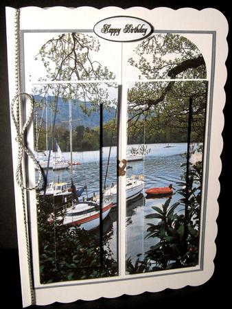 Lakeside Through the Window by Dianne Jackson