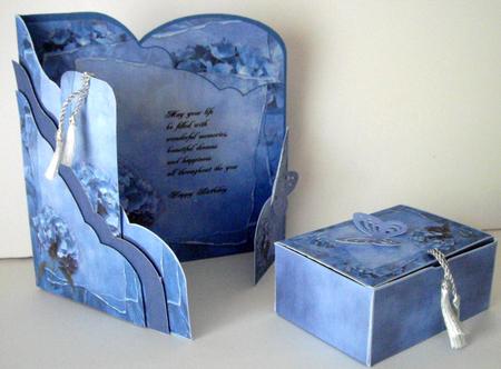 Hydangea Wraparound Card Kit by Dianne Jackson