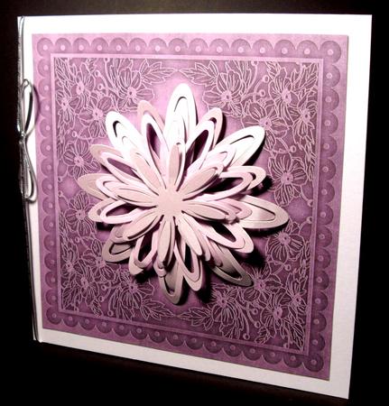 Floral Embossed Mid Pastel 8 Scrapbooking Papers Kit by Dianne Jackson