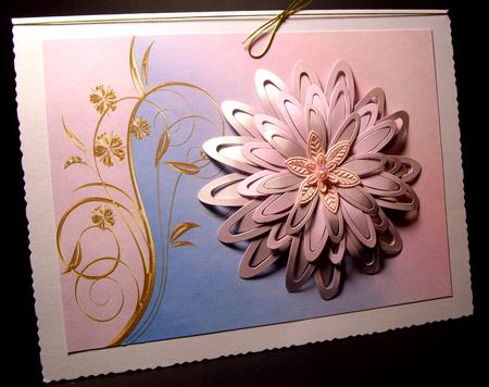 Floral Flourish Edged Backgrounds by Dianne Jackson