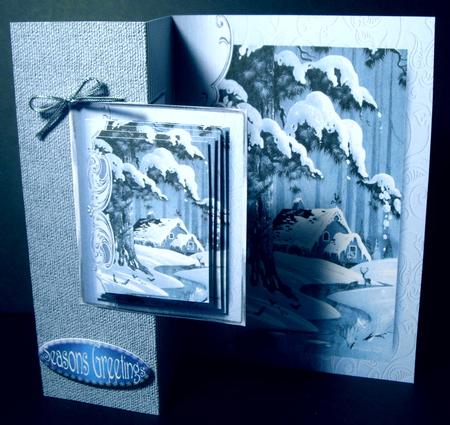Watermill Foldback Card by Dianne Jackson