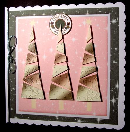 Three Christmas Trees Decoupage by Dianne Jackson