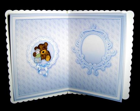 Teddy Baby Boy Matching A5 Insert by Dianne Jackson