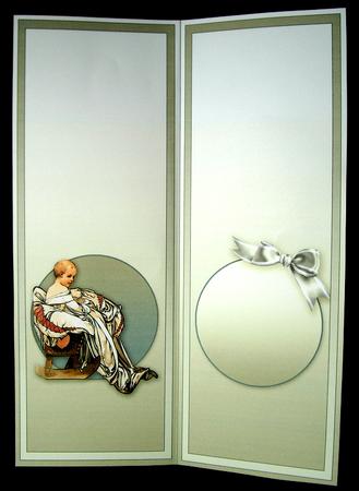 Vintage Mother and Baby Matching Long Dl Insert by Dianne Jackson