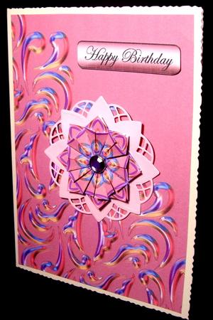 Keturah Tea Bag Tile with Card Topper by Dianne Jackson