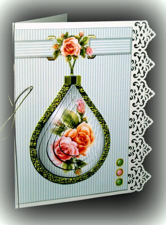 Shimmering Roses Pendant by Dianne Jackson