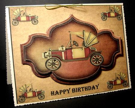 Vintage Car Male by Dianne Jackson