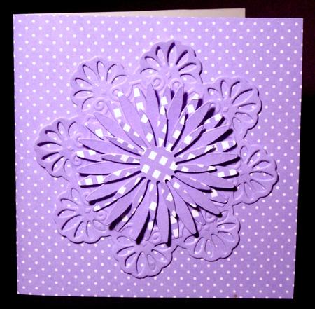 Spots, Stripes & Squares - Lilac by Dianne Jackson