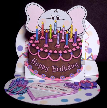Ellie Cake 3D Mini Stepper by Dianne Jackson