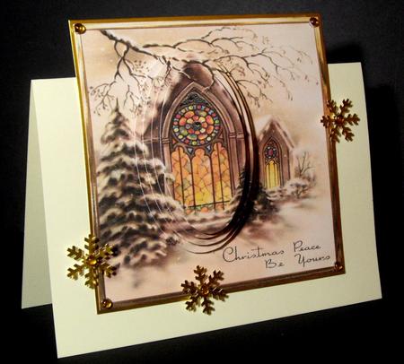 Country Church Scene Vintage by Dianne Jackson