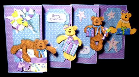 4-fold Card Kit - Bear-ing Gifts! by Dianne Jackson