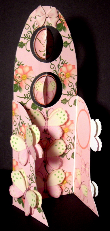 Tall Wing Card - Pastel Butterflies by Dianne Jackson