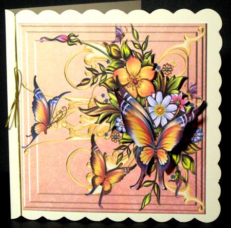 Petals and Wings on a Stepped Topper by Dianne Jackson
