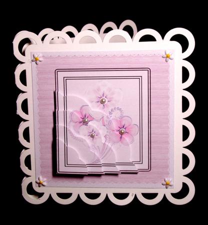Flowers and Lace Corner Stacker by Dianne Jackson