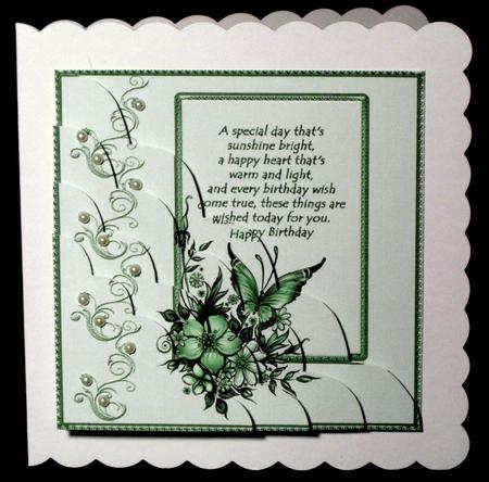 Floral Birthday Green by Dianne Jackson