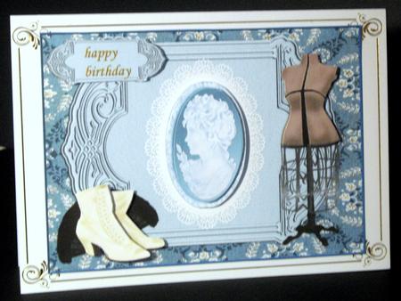 Vintage Shabby Chic Cameo by Dianne Jackson