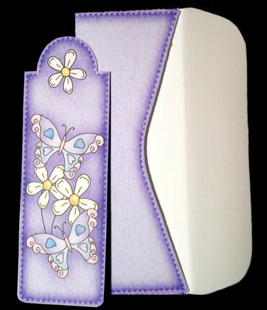 Fluttery Butterflies Bookmark Card N Envelope by Dianne Jackson