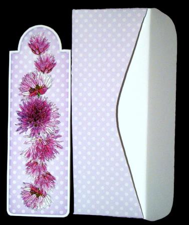 Pretty Floral Bookmark Card N Envelopee by Dianne Jackson