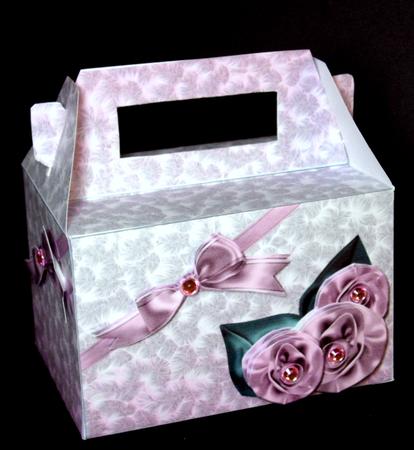 Gable-top Box - Baby Pink by Dianne Jackson