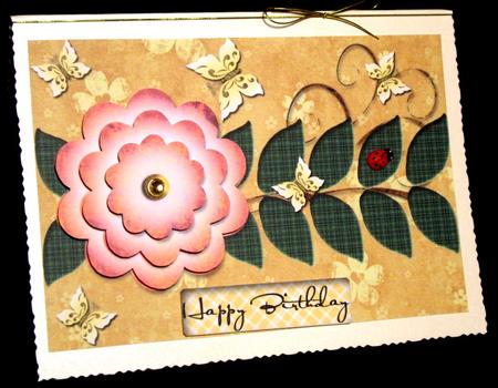 Cute Layered Flower Various Occasions Topper 1 by Dianne Jackson