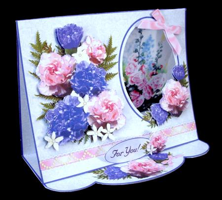 C-thru Easel 3D Card Kit - Carnation Cameo by Dianne Jackson