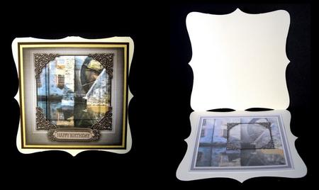 Watermill at Buckfast Abbey - 8in x 8in Insert Plate by Dianne Jackson