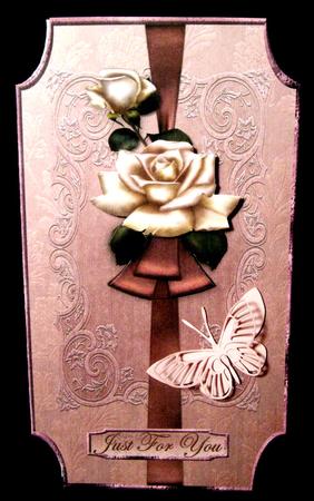 Roses Shapecard by Dianne Jackson