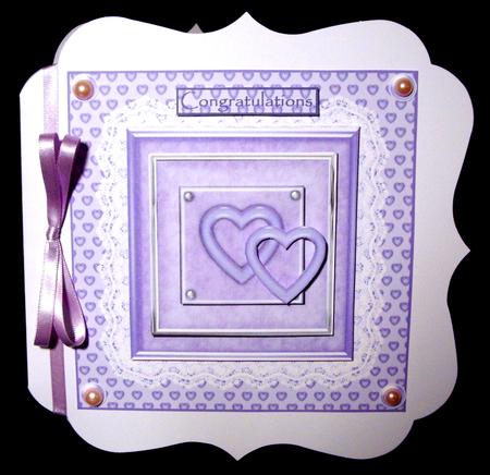 Lilac Heart in a Frame by Dianne Jackson