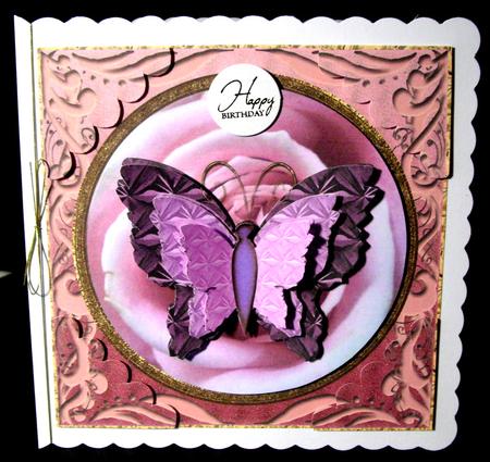 Mild Soul Butterfly Large Square Topper 1 by Dianne Jackson