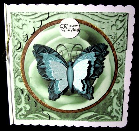 Mild Soul Butterfly Large Square Topper 3 by Dianne Jackson