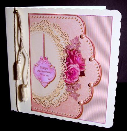 Anniversary Wishes Card Topper 2 by Dianne Jackson