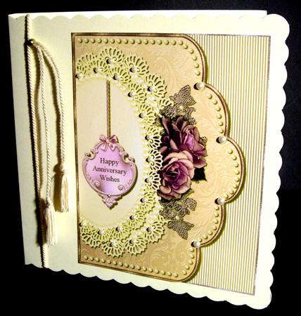 Anniversary Wishes Card Topper 3 by Dianne Jackson