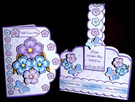 Blooming Blossoms Scallop Card & Envelope Bag Kit by Dianne Jackson