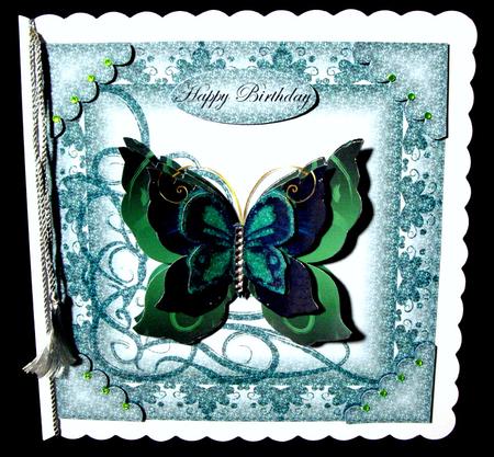 New Beginning Various Occasions Butterfly Topper 1 by Dianne Jackson