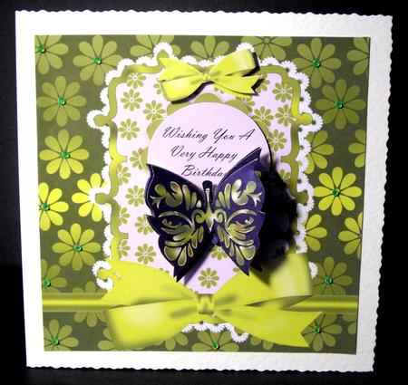 Birthday or Mother's Day Card Front by Dianne Jackson