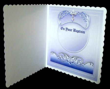 On Your Baptism - 8in x 8in Insert Plate by Dianne Jackson
