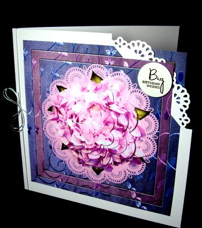 Hydrangea Pyramid with Butterflies by Dianne Jackson