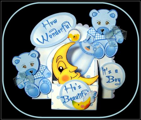 3D Box 'baby Boy' by Dianne Jackson