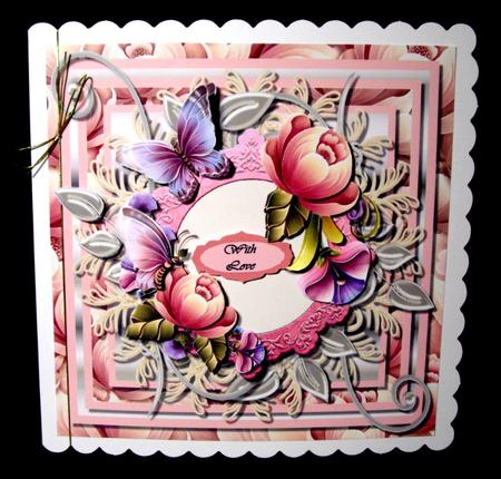 Florabundance 8x8 Card Topper and Decoupage by Dianne Jackson