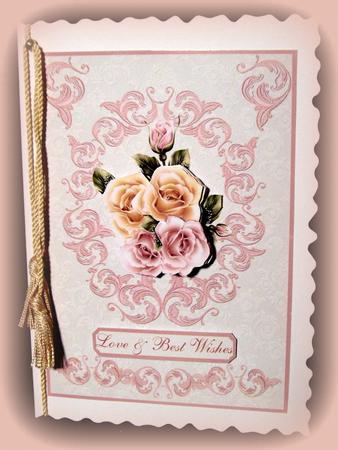 Shimmering Roses Pastelique by Dianne Jackson