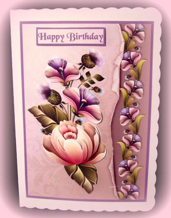 Pink Floral Love by Dianne Jackson
