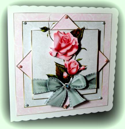 8x8 a Rose Pure and Simple by Dianne Jackson