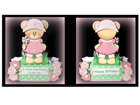 Frannie Back to Back Decoupage on a Stand by Dianne Jackson