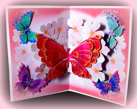 Over the Edge Pop Out - Butterfly Days by Dianne Jackson