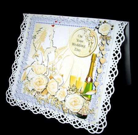 White Wedding with Decoupage by Dianne Jackson