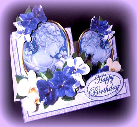 Blue Cameo Side Stepper Kit by Dianne Jackson